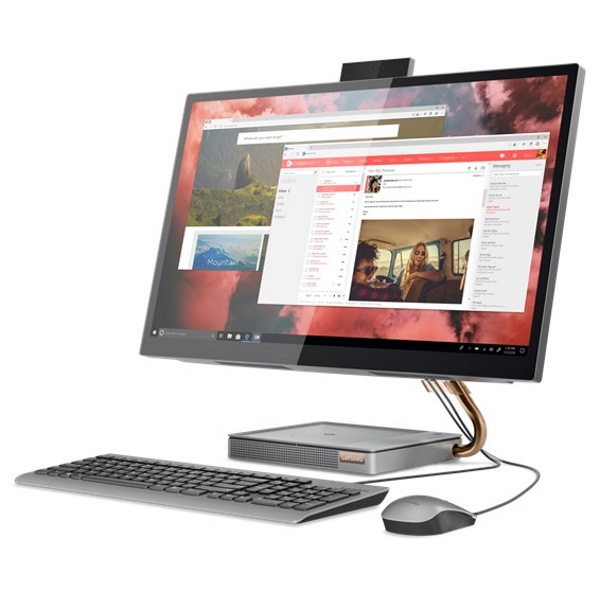Моноблок Lenovo IdeaCentre 5 27IMB05 27" QHD i7 10700T (2) 16Gb 1Tb 5.4k SSD512Gb GTX1650 4Gb CR Windows 10 GbitEth WiFi BT 170W клавиатура мышь Cam серый 2560x1440 F0FA0083RK F0FA0083RK