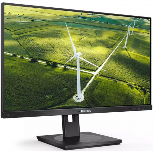 Монитор Philips 23.8" 242B1G черный IPS 1920x1080 16:9 DVI HDMI M/M HAS Pivot 250cd 178гр/178гр D-Sub DisplayPort FHD USB 242B1G/00 242B1G/00