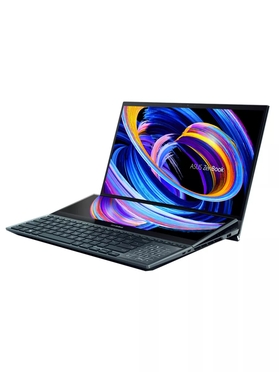 Ноутбук ASUS Zenbook Pro Duo UX582LR-H2053W Core i7-10870H/16Gb DDR4/1Tb SSD/OLED Touch UHD 15,6" IPS 3840X2160/GeForce RTX 3070 8Gb/WiFi/BT/Cam/Windows 11 Home/SLEEVE,STYLUS,PALMREST,STAND/RU_EN_Keyboard 90NB0U51-M000R0 90NB0U51-M000R0 #2