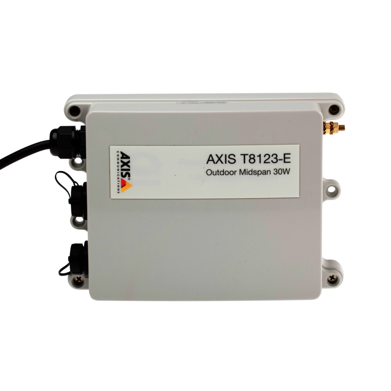 T8123 High PoE Midspan AXIS T8123 и компакт-диск T8123