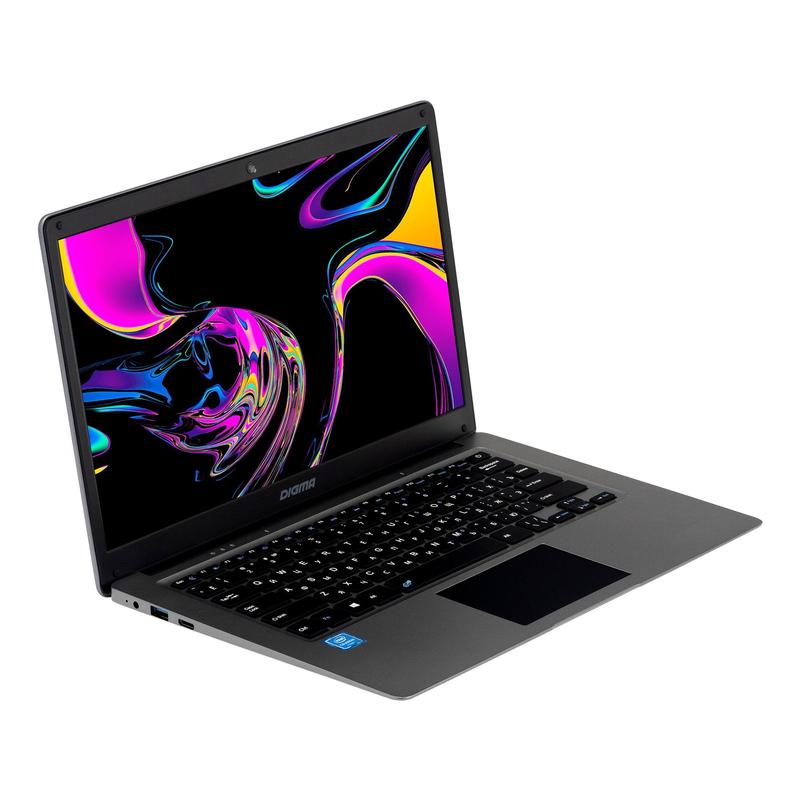 Ноутбук Digma EVE 14 C411 Celeron N3350/4Gb/SSD128Gb/Intel HD Graphics 500/14.1"/IPS/FHD (1920x1080)/Windows 10 Home Single Language 64/dk.grey/WiFi/BT/Cam/5000mAh ES4058EW ES4058EW