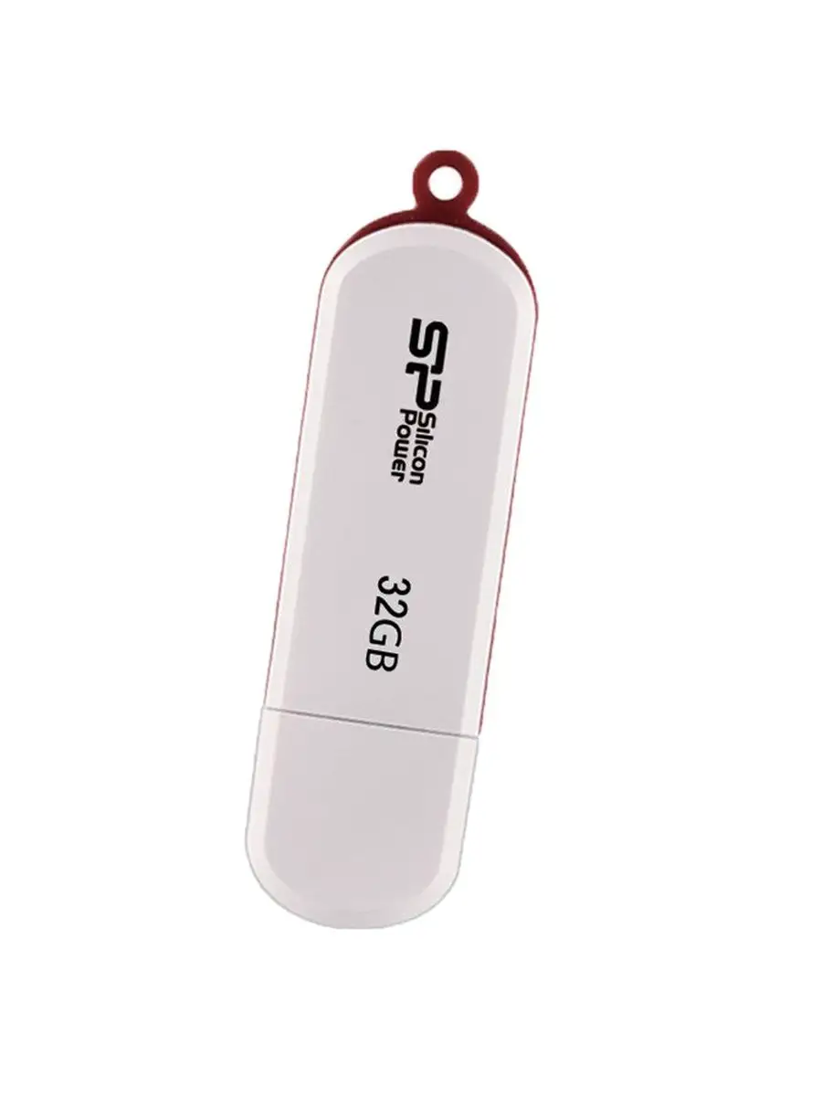 Флеш накопитель Silicon Power SP032GBUF2320V1W 32Gb,LuxMini 320,USB 2.0,белый SP032GBUF2320V1W SP032GBUF2320V1W