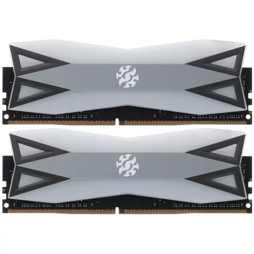Модуль памяти ADATA 32GB DDR4 3200 DIMM XPG SPECTRIX D60G RGB Grey Gaming Memory Non-ECC, CL16, 1.35V, 1024x8, Kit (2x16GB), RTL (775111) AX4U3200316G16A-DT60 AX4U3200316G16A-DT60
