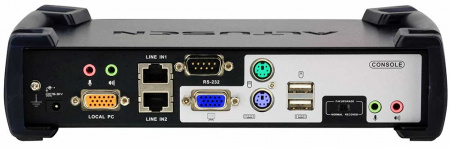 Модуль ATEN KVM USB/PS2, 200 метр,, 1xUTP Cat5e, для подкл,конс, к локал,комп, и перекл,KM0532/KM0932, макс,разр,1280х1024, 2xRJ45+HD-DB15+2х6MINIDIN+2хUSB A-тип+SPHD15+DB9, 8xF+M, DC5,3V, (Virtual Media) KA7240S-AX-G KA7240S-AX-G