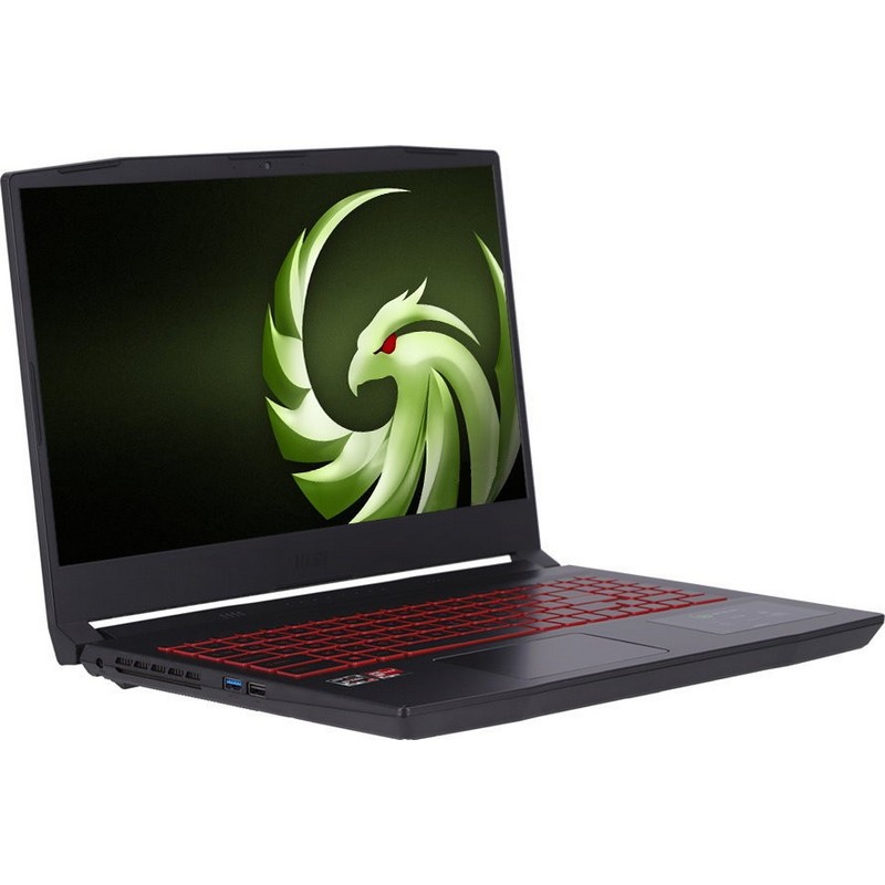 Ноутбук MSI Bravo 15 B5DD-040XRU 15.6"(1920x1080 (матовый, 144Hz) IPS)/AMD Ryzen 7 5800H(3.2Ghz)/8192Mb/512PCISSDGb/noDVD/Ext:AMD Radeon RX 5500M(4096Mb)/Cam/BT/WiFi/war 1y/2.35kg/black/DOS 9S7-158K12-040 9S7-158K12-040