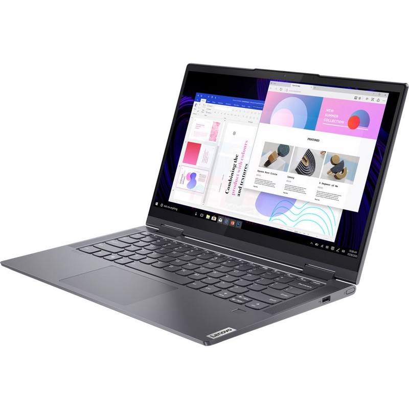 Ноутбук-трансформер Lenovo Yoga 7 14ITL5 Core i7 1165G7/16Gb/SSD1Tb/Intel Iris Xe graphics/14"/IPS/Touch/FHD (1920x1080)/Windows 10/grey/WiFi/BT/Cam 82BH007TRU 82BH007TRU
