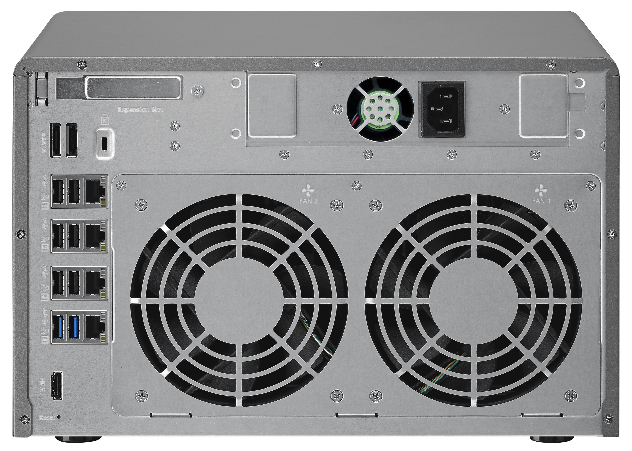 Сетевой RAID-накопитель QNAP 8 отсеков для HDD, ECC-память. Intel Xeon E3-1200 v3 3,4 ГГц, 2ГБ. TS-EC880 Pro TS-EC880 Pro