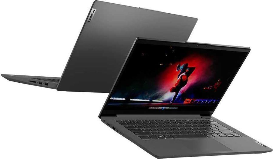 Ноутбук Lenovo IdeaPad 5 14ALC05 Ryzen 5 5500U/8Gb/SSD256Gb/AMD Radeon/14"/IPS/FHD (1920x1080)/noOS/dk.grey/WiFi/BT/Cam 82LM005ERK 82LM005ERK