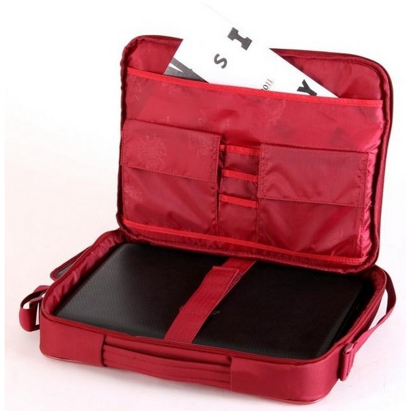 Сумка для ноутбука Continent {нейлон до 15,6"} CC02 Cranberry CC02 Cranberry #6
