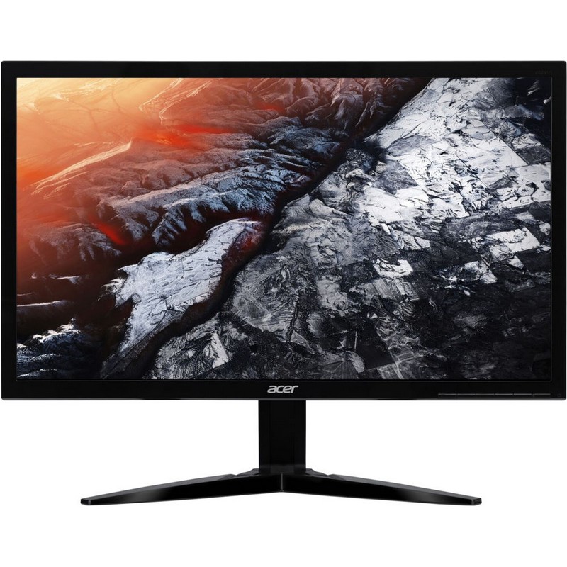 Монитор Acer 23,6" KG241QSbiip (16:9)/TN+Film(LED)/1920x1080/144Hz (165Hz Overclock)/1ms (G2G), 0.5ms (min)ms/300nits/1000:1/2xHDMI(2.0)+DP(1.2)/HDMI FreeSync/Black with red stripes on footstand UM.UX1EE.S01 UM.UX1EE.S01 #1