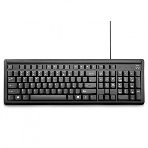 Клавиатура HP 100 Wired RUSS (black) cons 2UN30AA 2UN30AA