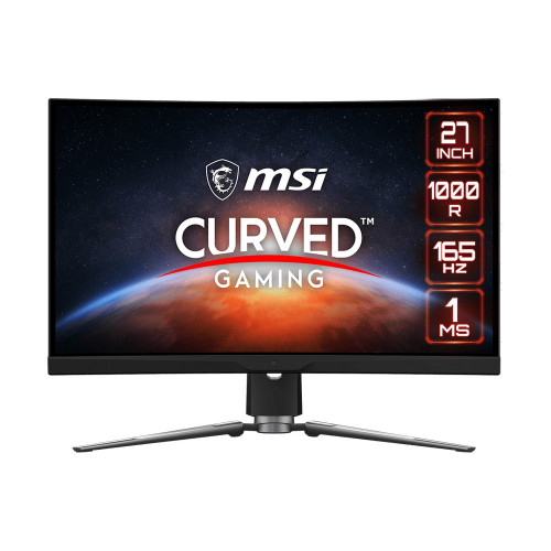 Монитор MSI MPG ARTYMIS 273CQR QD 27" 16:9 WQHD(2560x1440)VA Curve, 1ms,3000:1,100M:1, 400nit,178/178, 2xHDMI 2.0b, DP 1.2a, USB-C, 2xUSB 2.0 Type-A, USB 2.0 Type-B, Tilt, Swivel, Height, VESA, 165Hz, 1y w-ty 9S6-3CC05T-021 9S6-3CC05T-021