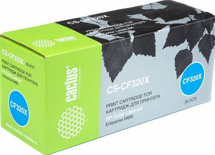 Тонер-картридж Cactus CS-CF320X черный для HP CLJ M680 (21000стр.) CS-CF320X CS-CF320X