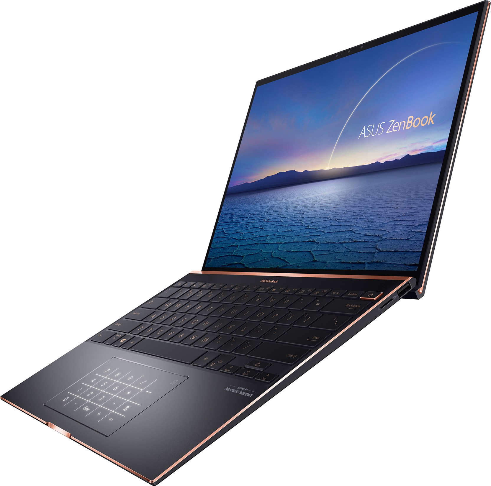 Ноутбук ASUS Zenbook S UX393EA-HK022R Intel Core i7-1165G7/16Gb 4266Mhz LPDDR4x/1Tb SSD/13,9”(3300 x 2200),ratio 3:2/500 nit TOUCH/WiFi6/NumPad/Windows 10 Pro/1.3Kg/Black/Sleeve 90NB0S71-M01180 90NB0S71-M01180