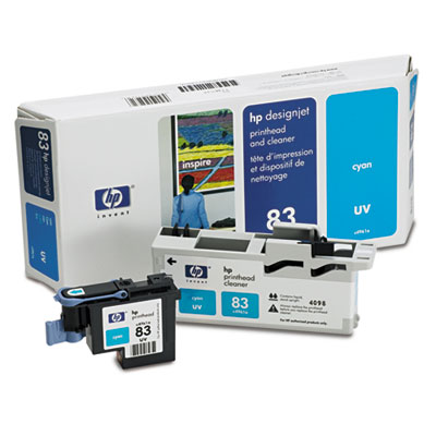 Картридж струйный HP голубой печатающая головка для HP DJ 5500UV/5500psUV/5000UV/5000psUV C4961A C4961A