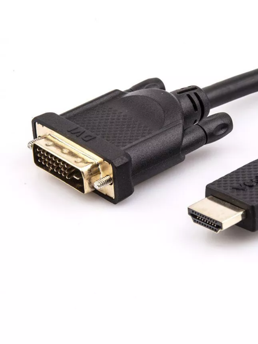 Кабель VCOM HDMI AM/DVI(24+1)M, 1.8м, CU, 1080P@60Hz, 2F, CG484G-1.8M CG484GD-1.8M CG484GD-1.8M