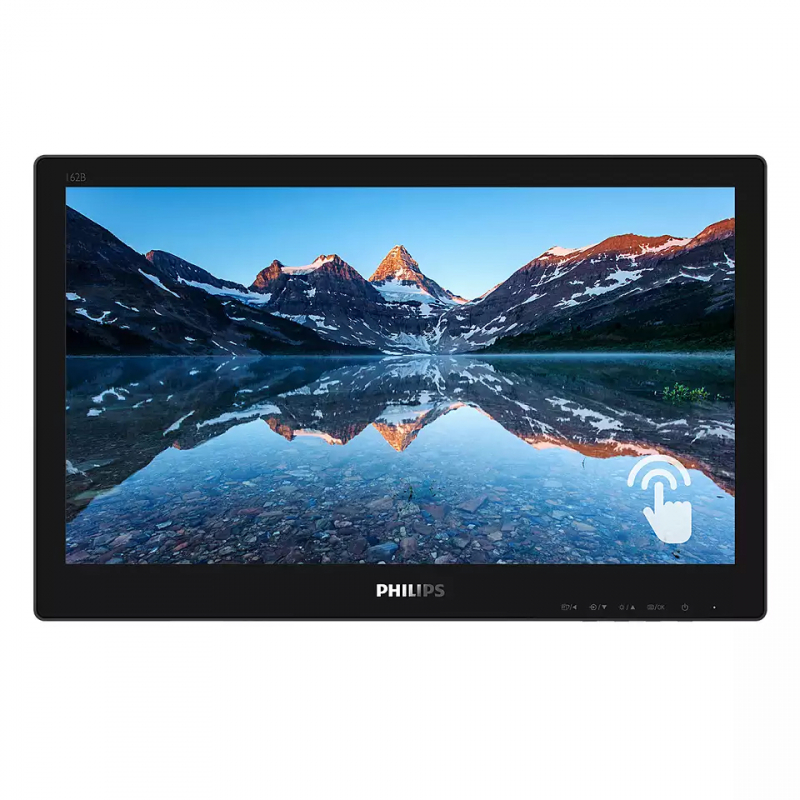 Монитор Philips 15.6" 39,6 cm 16:9 1366х768(WXGA) TN, GLARE,60 Гц, 220 cd/m, H90°/V60°, 500:1, 20M:1, 4ms, VGA, DVI, 1.4, 1.2, USB-Hub, Tilt, Speakers, 3Y, Black 162B9TN (00/01) 162B9TN (00/01)