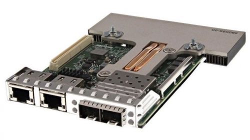 Сетевая карта Dell EMC Broadcom/QLogic 57412 Dual Port 10G SFP+ & Dual Port 5720 1GBase-T Network Daughter Card For for R640/R740/R630/R730/R620/R720 540-BBUR 540-BBUR
