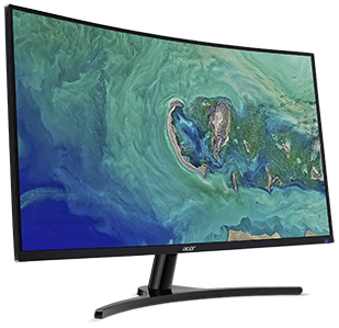 Монитор Acer 31,5" ED322QRPbmiipx (16:9)/VA(LED)/ZF/1920x1080/144Hz/4ms/250nits/3000:1/2xHDMI(1.4)+DP(1.2a)+Audio out/3Wx2/DP/HDMI FreeSync/Black Curved 1800R UM.JE2EE.P01 UM.JE2EE.P01