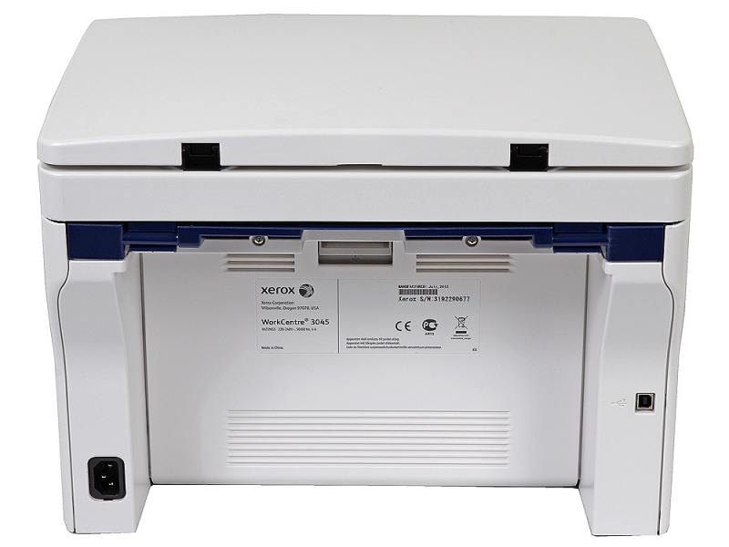 МФУ Xerox WorkCentre 3045/B A4, HiQ LED, P/C/S, 24 ppm, max 30K p/m, 128MB, GDI, USB WC3045B_new# WC3045B_new# #1