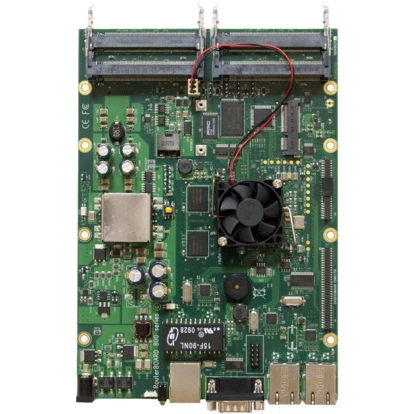Материнская плата Mikrotik RouterBOARD 800 with MPC8544 800MHz CPU, 256MB RAM, 3 Gbit LAN, 4 MiniPCI, 1 MiniPCI-e slot, RouterOS L6 Repl. partially RBM33G RB800 RB800