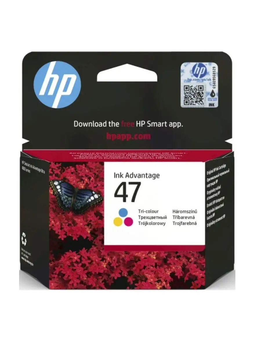 Картридж HP  HP 47, многоцветный   6ZD61AE 6ZD61AE #1