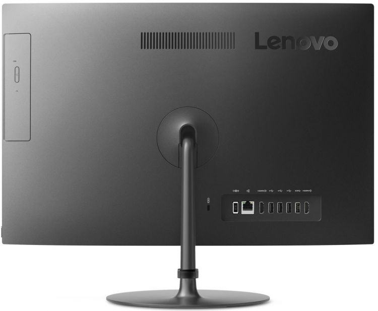 Моноблок Lenovo IdeaCentre AIO 520-24IKU Monitor stand  23.8"(4096Mb/1000Gb/DVDrw/Int:Intel HD Graphics 610/BT/WiFi/war 1y/6.17kg/black/W10 + Клавиатура, мышь) (F0D2003JRK) F0D2003JRK