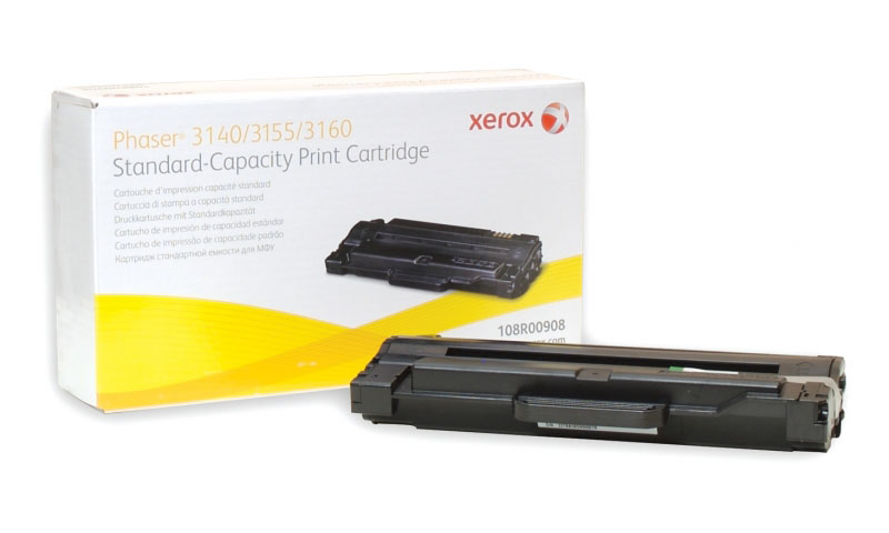 Картридж Xerox лазерный черный (1500стр.) для Xerox Ph 3140/3155/3160 108R00908 108R00908