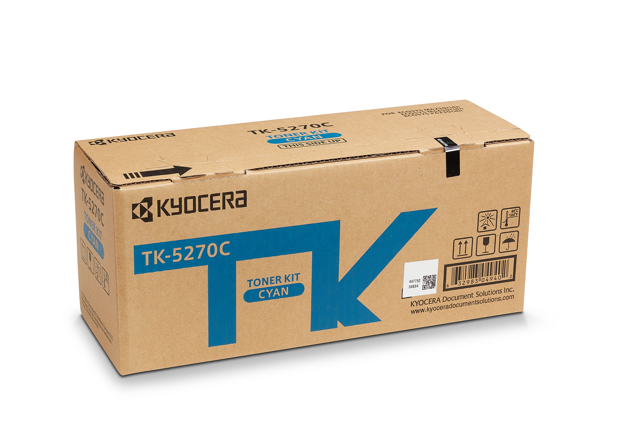 Тонер-картридж Kyocera TK-5270C 6 000 стр. Cyan для M6230cidn/M6630cidn/P6230cdn 1T02TVCNL0 1T02TVCNL0