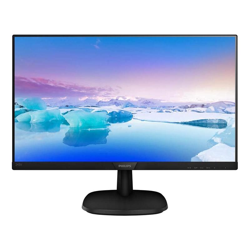 Монитор Philips 27" 273V7QJAB 1920x1080 IPS W-LED 16:9 5ms VGA HDMI DP 20M:1 178/178 250cd Speaker Black 273V7QJAB/00 273V7QJAB/00