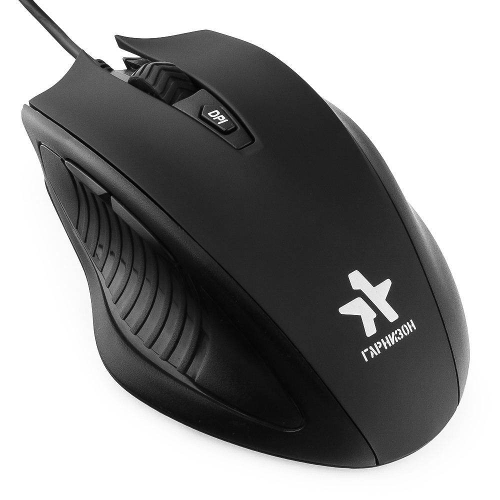 Мышь Гарнизон игровая , "Арктур", код "Survarium", USB, чип Х1, черн., софт тач, 1600 DPI, 5кн.+колесо-кнопка {60} GM-620G GM-620G