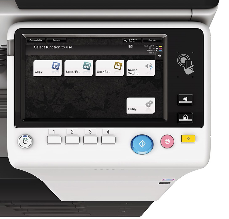 МФУ Konica Minolta bizhub C287 цветное, А3, до 28000стр./мес, дуплекс, 2 лотка 500 листов, 28 стр./мин. ж/диск 250ГБ A797027 A797027