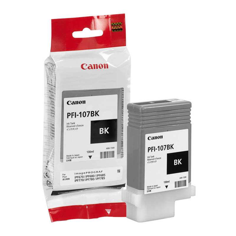 Картридж струйный Canon PFI-107BK (black) 90 мл 6705B002 6705B002