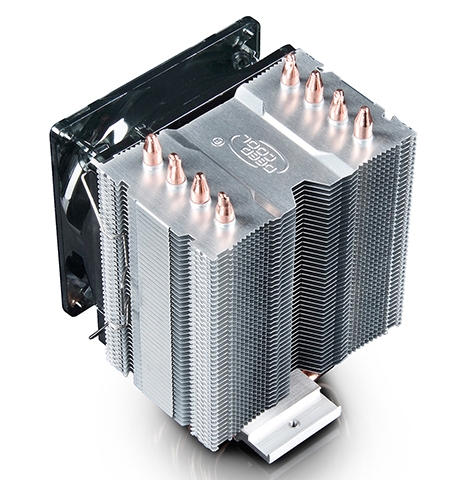 Вентилятор DEEPCOOL  4пин, 1155 / 1366 / 2011 / AM2 / AM4 / FM2, 23.9дБ, 500-2000об / мин, Al+тепл.трубки DP-MCH4-GMX-C40P GAMMAXX C40 GAMMAXX C40