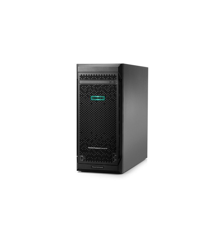 Сервер HPE  ProLiant ML110 Gen10, 1x 4108 Xeon-S 8C 1.8GHz, 1x16GB-R DDR4, S100i/ZM (RAID 0,1,5,10) noHDD (4 LFF 3.5'' HP) 1x550W NHP NonRPS, 2x1Gb/s, noDVD, iLO5, Tower-4,5U, 3-3-3 P03686-425 P03686-425
