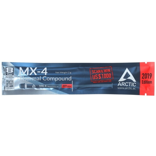 Термопаста Arctic Cooling MX-4 Thermal Compound 2-gramm 2019 Edition ACTCP00007B ACTCP00007B