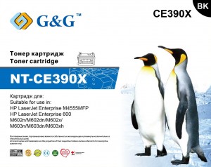 Тонер-картридж G&G для HP LaserJet Enterprise 600 M602/603 M4555MFP (24000стр) NT-CE390X/GG-CE390X NT-CE390X/GG-CE390X