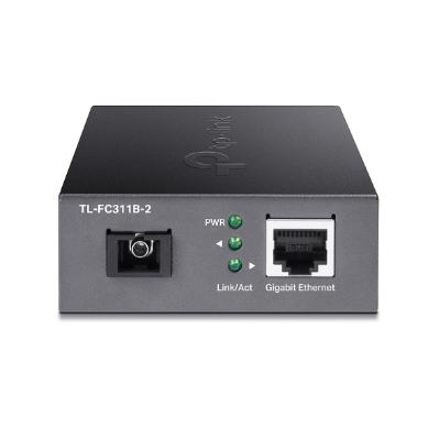 Медиаконвертер TP-Link 1 разъём SC, 1 порт RJ45 10/100/1000 Мбит/с  TL-FC311B-2 TL-FC311B-2