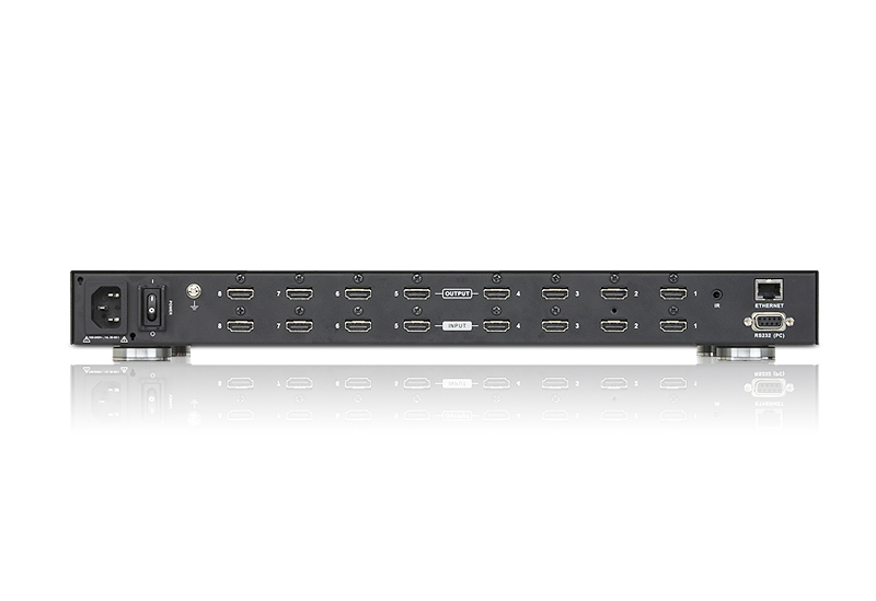 KVM переключатель ATEN HDMI, 8> 8 мониторов, без шнуров, передача сигнала до 15 м VM5808H-AT-G VM5808H-AT-G