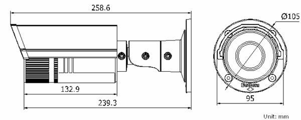 Видеокамера IP Hikvision DS-2CD2632F-IS корпусная уличная(3Мп;2048x1536 - 12,5к/с;H.264/MPEG-4; поток 32кб/с-16Мб );DS-2CD2632F-IS DS-2CD2632F-IS