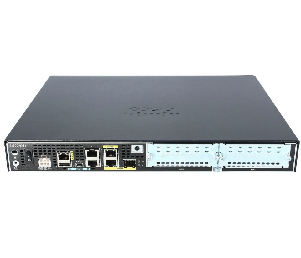 Маршрутизатор Cisco ISR 4321 2GE,2NIM,4G FLASH,4G DRAM,IPB ISR4321R/K9 ISR4321R/K9