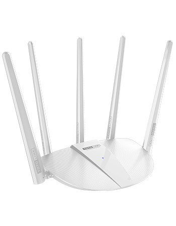 Маршрутизатор TOTOLINK Двухдиапазонный AC1200, 802.11ac MU-MIMO Wave2, 3 порта Fast Ethernet (1xWAN+2xLAN), 5 антенн 5dBi A810R A810R