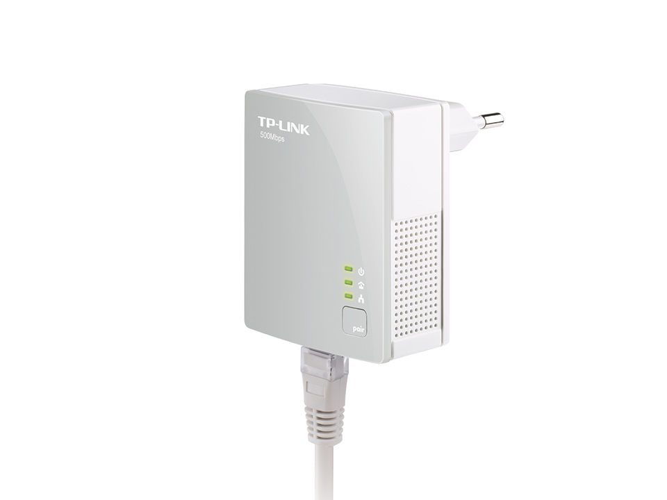Адаптер TP-Link AV500 Nano 500 Мбит/с Powerline, 100 Мбит/с Ethernet, HomePlug AV TL-PA4010 TL-PA4010
