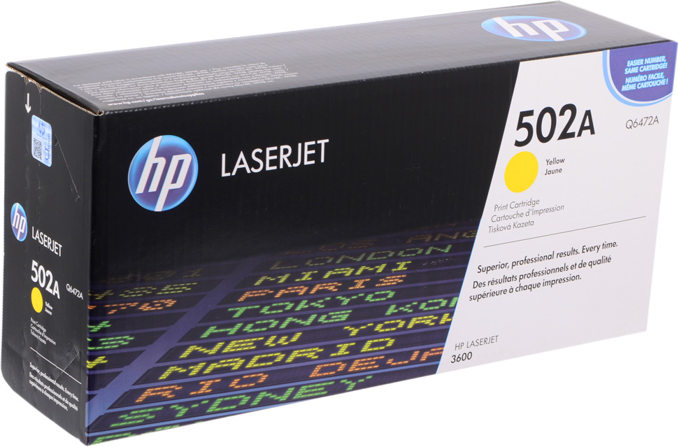 Картридж HP Q6472A, Yellow Color LaserJet 3600, Yellow, 4000 стр. Q6472A