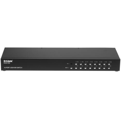 Переключатель D-Link 16-port KVM Switch with VGA, PS/2 and USB ports KVM-450/C1A KVM-450/C1A