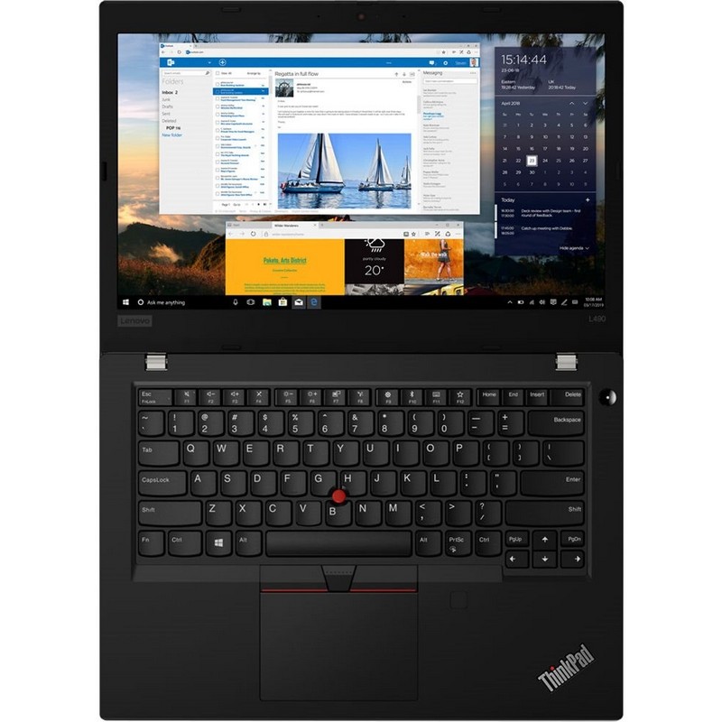 Ноутбук Lenovo ThinkPad L490 T Core i5 8265U/8Gb/SSD256Gb/Intel UHD Graphics 620/14"/IPS/FHD (1920x1080)/Windows 10 Professional/black/WiFi/BT/Cam 20Q5002DRT 20Q5002DRT