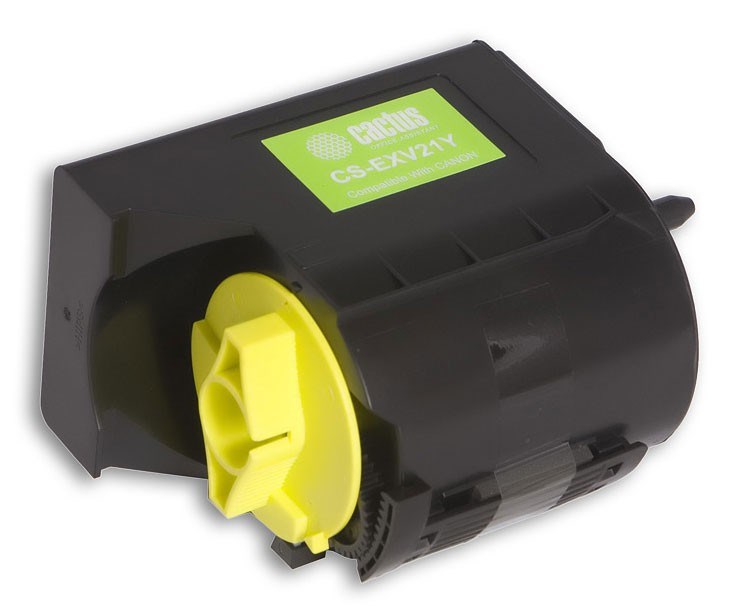 Тонер-картридж Cactus CS-EXV21Y желтый для Canon IRC2380/ C2380i/ C2550/ C2550i/ C2880/ C2880i/ C308 CS-EXV21Y CS-EXV21Y
