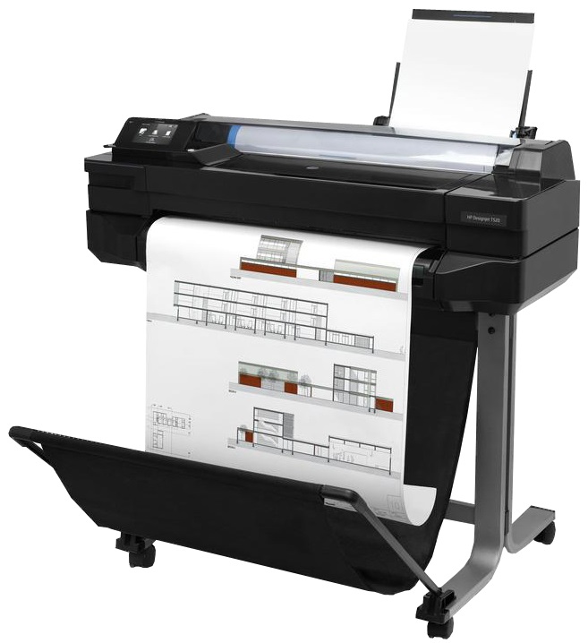 Плоттер HP Designjet T520 e-Printer струйный принтер, 1Gb, 2400x1200dpi, USB2.0, WiFi, сетевой CQ890C CQ890C