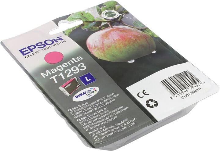 Картридж Epson T1293 пурпурный (7мл) для Epson SX420W/BX305F C13T12934012 C13T12934012/C13T12934011 #3