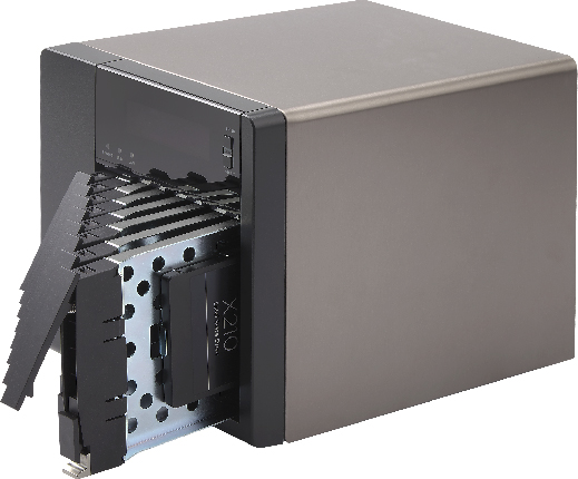 Сетевой RAID-накопитель QNAP 8 отсеков для HDD 2,5", HDMI-порт. Четырехъядерный Intel Celeron J1900 2,0 ГГц, 4ГБ. TS-853S Pro TS-853S Pro